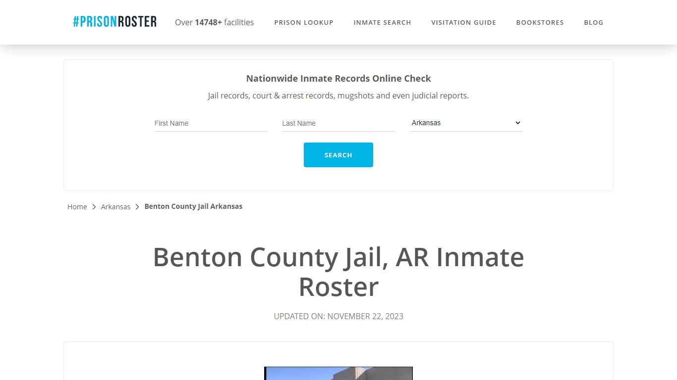 Benton County Jail, AR Inmate Roster - Prisonroster